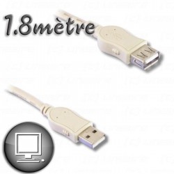 Câble Rallonge USB 2.0 A...